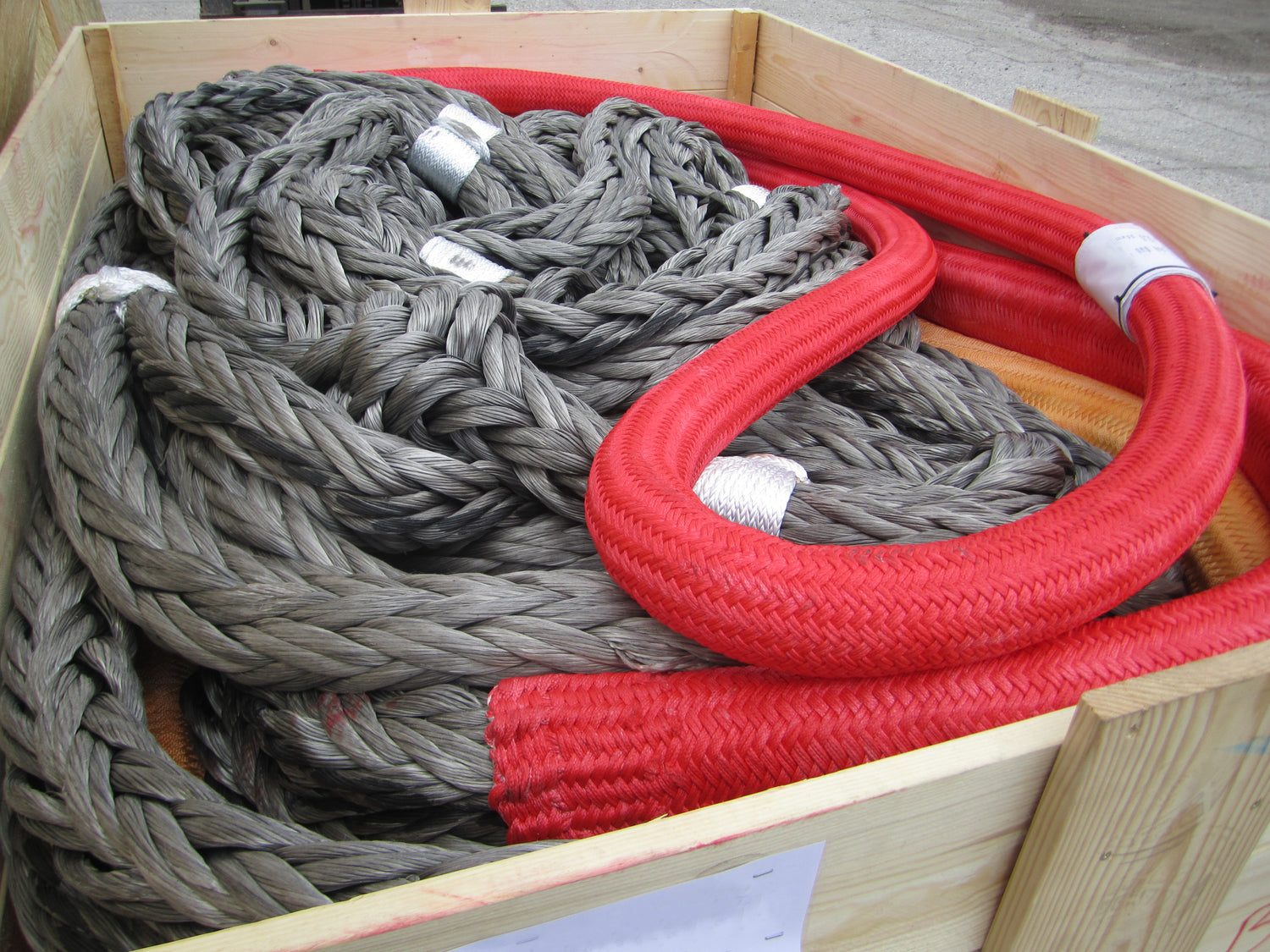 Dyneema rope in box