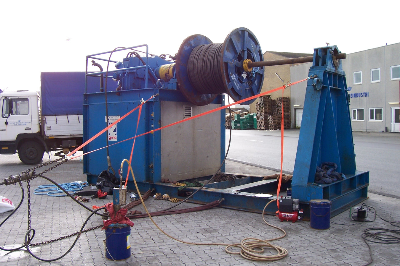 spooling and reeving