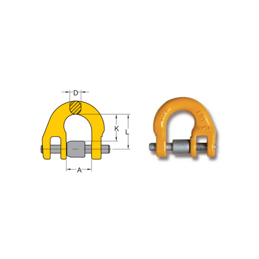 Half Coupling Link - Grade 80 - Fk-marine.com - Offshore, Deep Sea Cable Laying Equipment