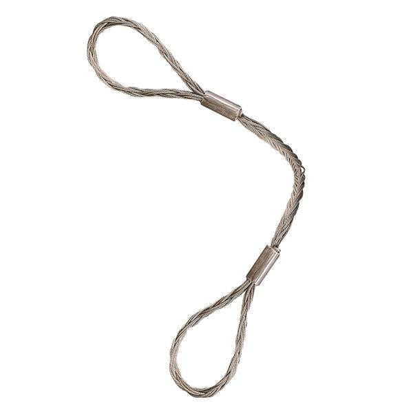 Wire Rope Sling flat braid with 2 square braided eyes and T-clamp | Fk ...